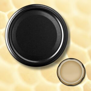 Honigdeckel schwarz TO82