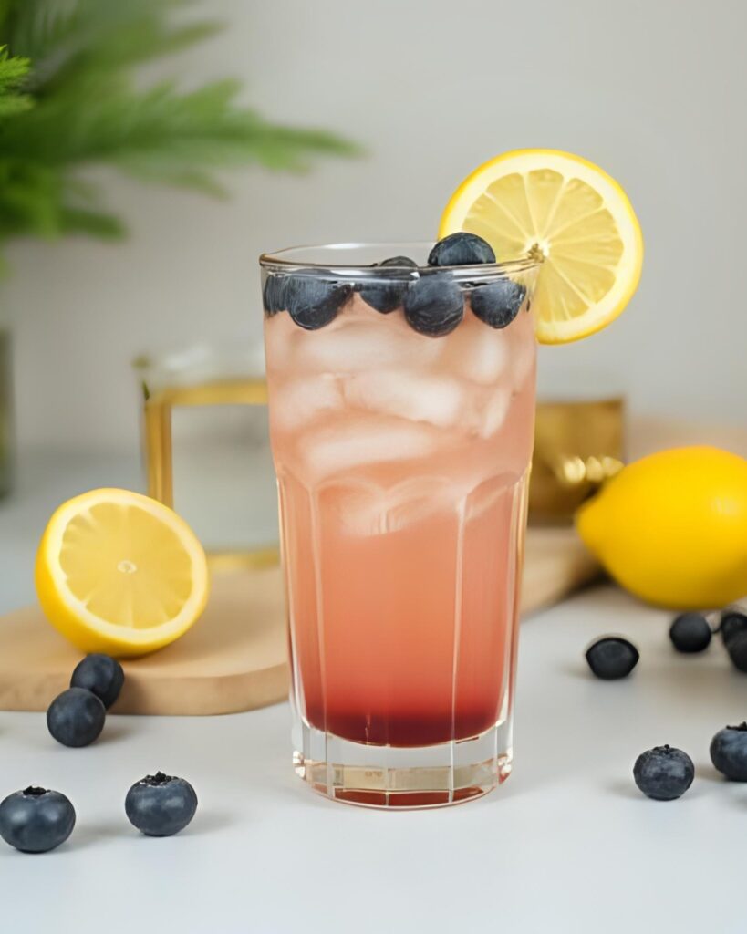 Lemon & Blueberry Sparkle – mit Manuka Honig, Zitrone, frischen Heidelbeeren und Minze. Fruchtig, leicht und natürlich süss.